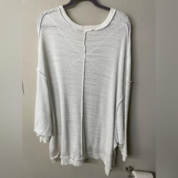 We the Free People oversized waffle top - Picture 4 of 4